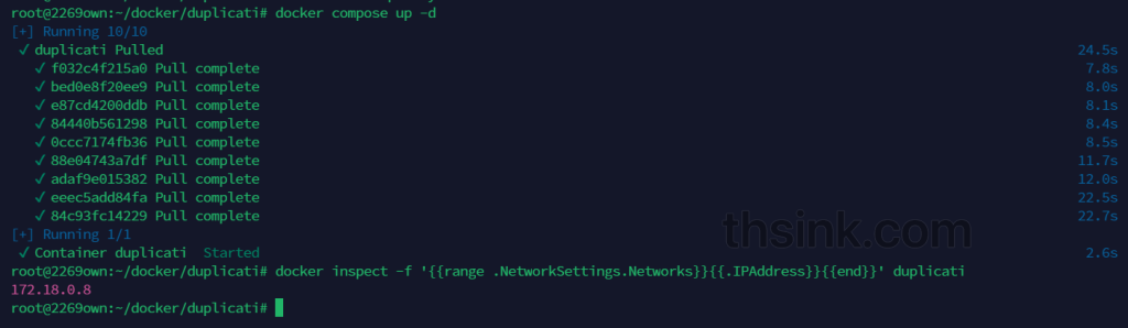 图片[1]-debian12使用docker搭建开源备份工具Duplicati-THsInk