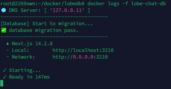 图片[2]-Docker搭建服务端数据库版LobeChat-THsInk