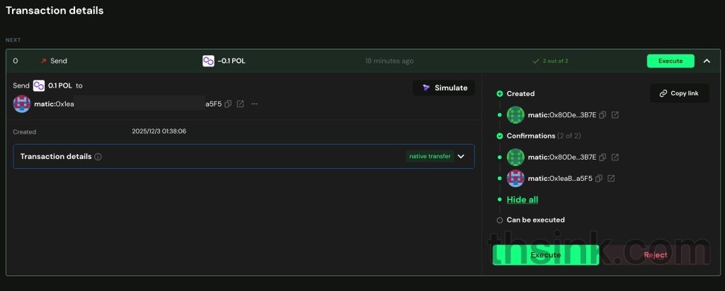 图片[7]-记录一次使用app.safe.global创建EVM链多签钱包并简单使用-THsInk